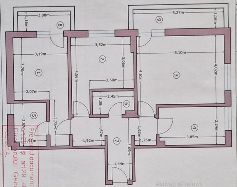 sector 4 3cam dec- 2bai-2balc+1parcare/ STB241-la 50m/str.Postalionului