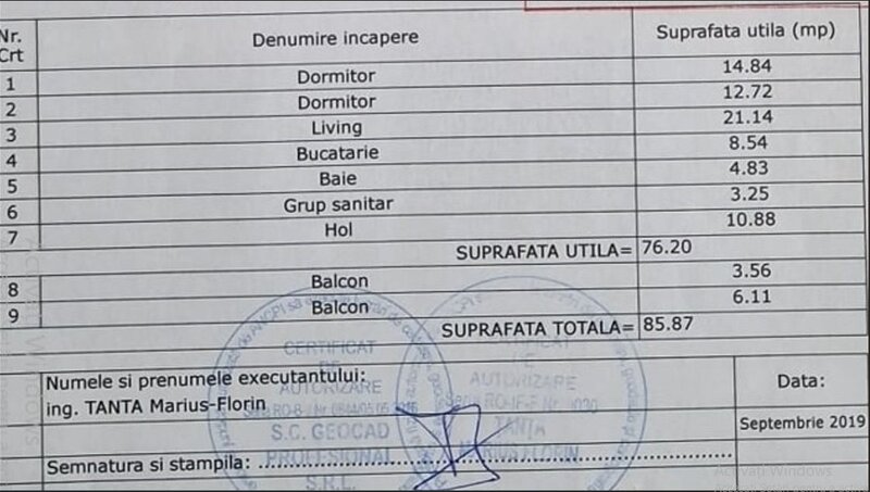 sector 4 3cam dec- 2bai-2balc+1parcare/ STB241-la 50m/str.Postalionului